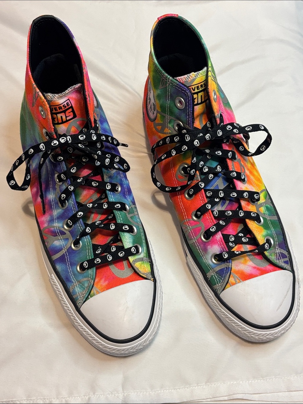 ✨Converse Chuck Taylor Pro Tie-Dye Black Interior with Multicolor Insole 11/13